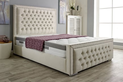 Cream Plush Princess Bed & Mattress Options!