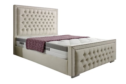 Cream Plush Princess Bed & Mattress Options!