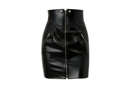 Women's Leather Mini Skirt