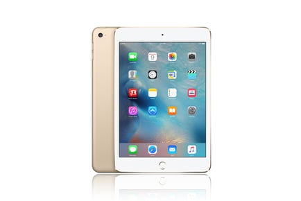 A refurbished Apple iPad Mini 4, 128 GB Grade B, Space Grey