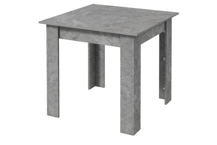Square Modern Faux Cement Dining Table!