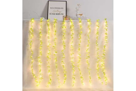 100-LED Artificial Willow Vines Light