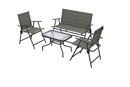 4-Piece Outdoor Patio Furniture Set - Two Colours