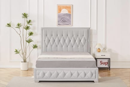 Chelsea Bed and Mattress - 2 Sizes, 2 Colours