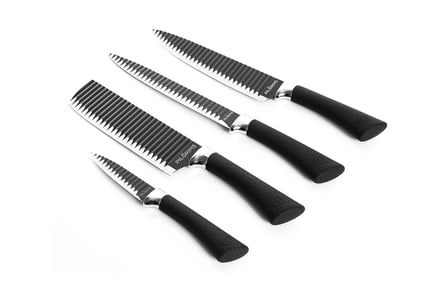 Carbon Steel Non-Stick Kitchen Knife Set 6pc