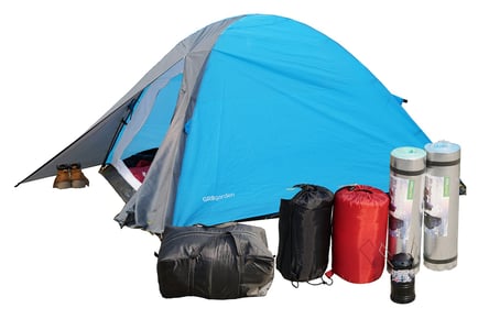 Camping Starter Set for Two with Carry Bag