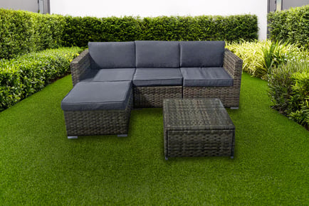Trinidad Four-Seater Rattan Garden Furniture Set - 2 Colours!