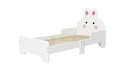 Toddler's Cute Rabbit Design Bed Frame