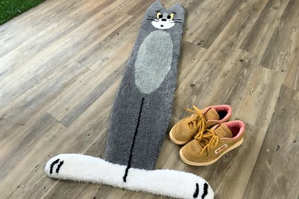 Unique Tom Cat Design Carpet - Two Sizes