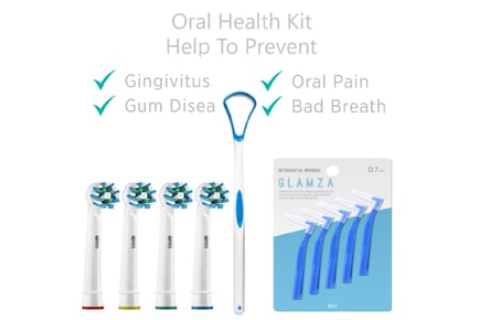 10pc Oral B Compatible Health Kit