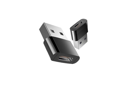 USB to USB C Adapters - 1 or 3 Pack!