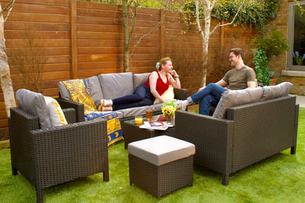 8-Seater Greenwich Rattan Garden Furniture Set