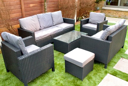 8-Seater Greenwich Rattan Garden Furniture Set