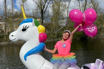 The Magical Unicorn Lake Pedal Boat Hire, Child, Adult or Family Ticket - Barking Park