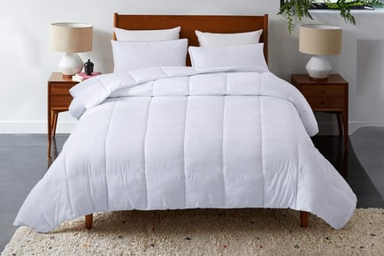 Hollowfibre 4.5 Tog Duvet in 4 Sizes and 2 Pillow Options