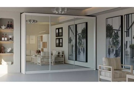 Chicago Sliding Door Wardrobe 250cm