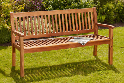 Acacia Seren Wooden Outdoor Garden Bench