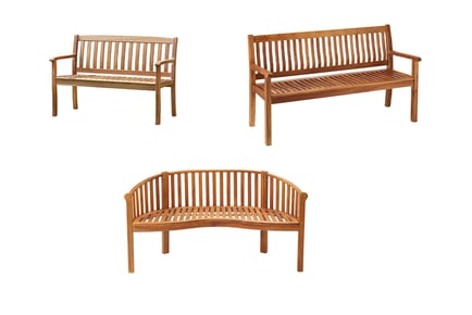 Acacia Seren Wooden Outdoor Garden Bench