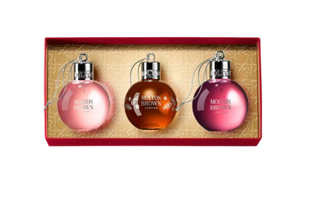 Molton Brown Festive Bauble Bath & Shower Gift Set!