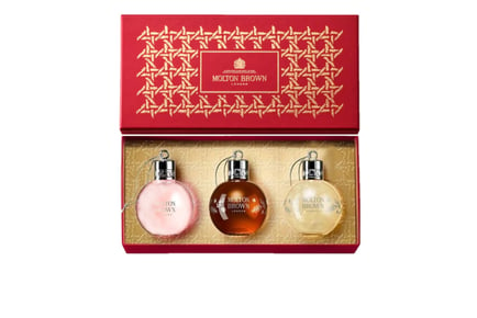 Molton Brown Festive Bauble Bath & Shower Gift Set!