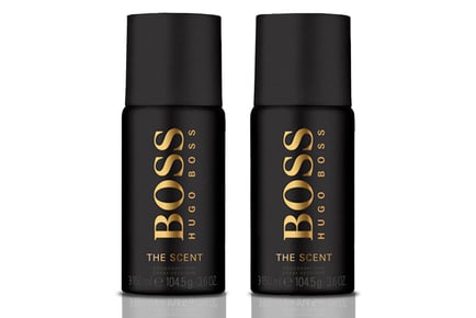 2-Pack Hugo Boss The Scent Deodorant Spray For Men 150ml Each