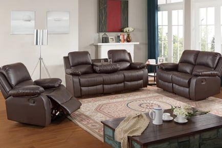 Leather Recliner Armchair Sofa in Multiple Options