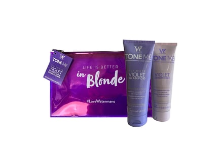 Watermans 'Tone Me Blonde' Purple Shampoo and Conditioner Set