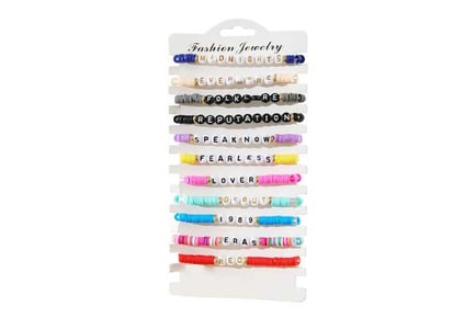 Set of 11 Taylor Swift Inspired Concert Bracelets