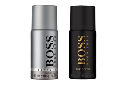 Hugo Boss Men's Deodorant Body Spray in 150ml Value Pack