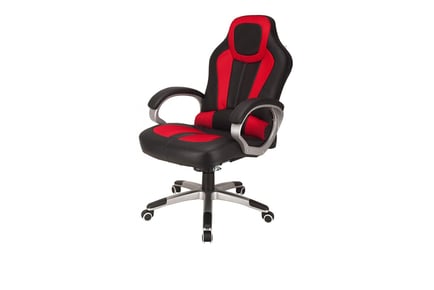 Deluxe Gaming and Office Chair in Black or Red