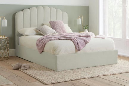 Alaska Boucle Teddy Fleece Grey Bed - 5 sizes