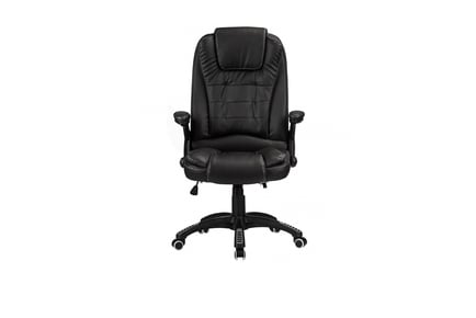 Padded Faux Leather High Back Office Chair - 3 Colours