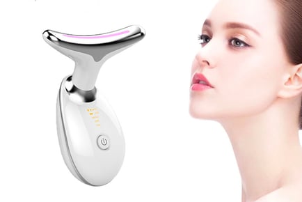 Neck 'Tightening' LED Beauty Device, White