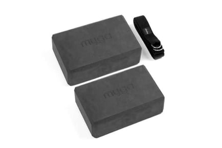 Myga Yoga 2 Blocks & Strap set