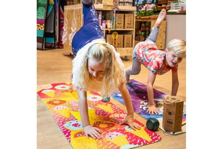 Myga Kids Yoga Mat - Non-Slip, Colourful