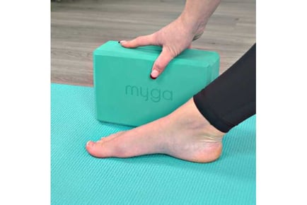 Myga Yoga Blocks Set of Two Foam Bricks