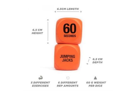 Fitness Routine Exercise Dice