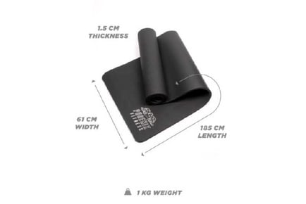 NBR Yoga Mat Extra Thick Exercise Mat