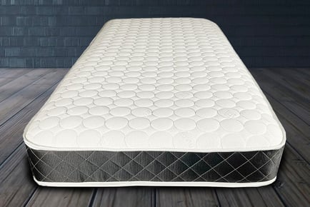 Black Quilted Bubble Sprung Memory Foam Mattress in 5 Sizes