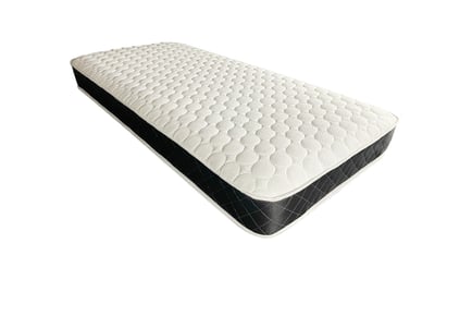 Black Quilted Bubble Sprung Memory Foam Mattress in 5 Sizes