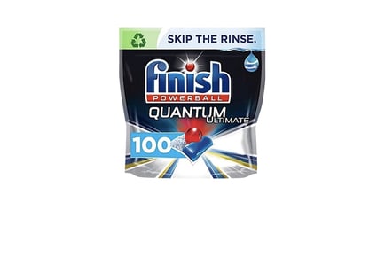 Finish Powerball Quantum Dishwasher Tablets - 4 Packs of 100