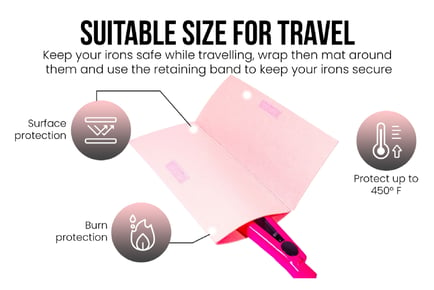 Heat Proof Hair Straightening Mats