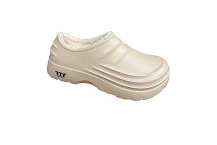 Anti Skid Slide on Shoes - Fleece Lining Option & 3 Colours!