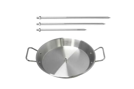 Stainless Steel BBQ Vertical Skewer Kit