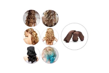 3Pcs Heatless Hair Curlers with Hook