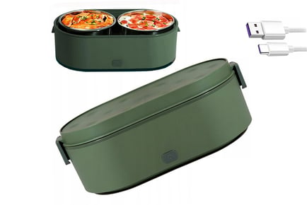 Electric Heated Lunch Box with USB - 3 Colours