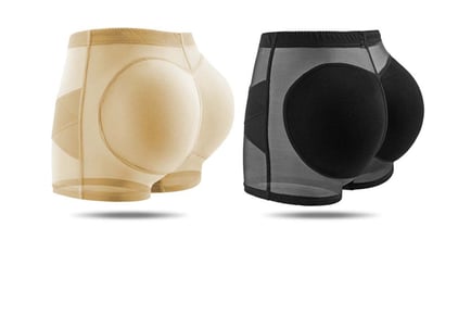 Women's Padded Butt Lifter Underwear - 5 Sizes & 2 Colours