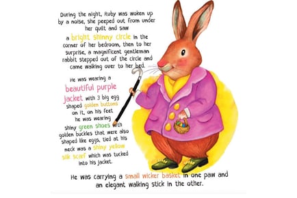 Personalised Kids' Easter Bunny Book - 'Ruby & the Skinny Monkey'