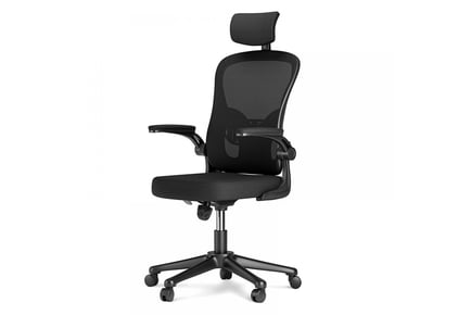 Executive Desk Chair with Adjustable Headrest in 6 Colours