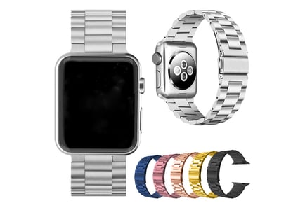 Stainless Steel Chain Apple Watch Band - Size & Colour Options